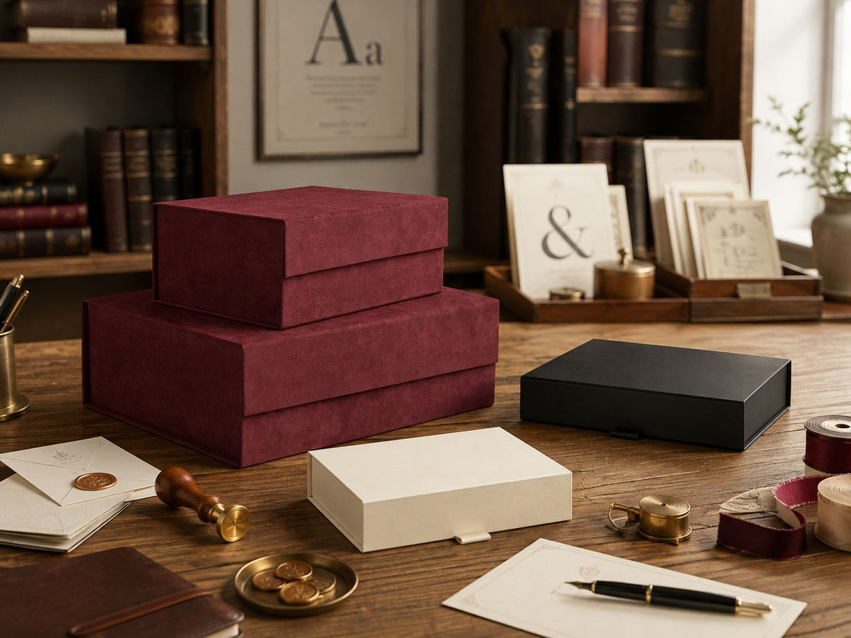 A6, A5, A4 and A3 Stationery Sized Gift Boxes