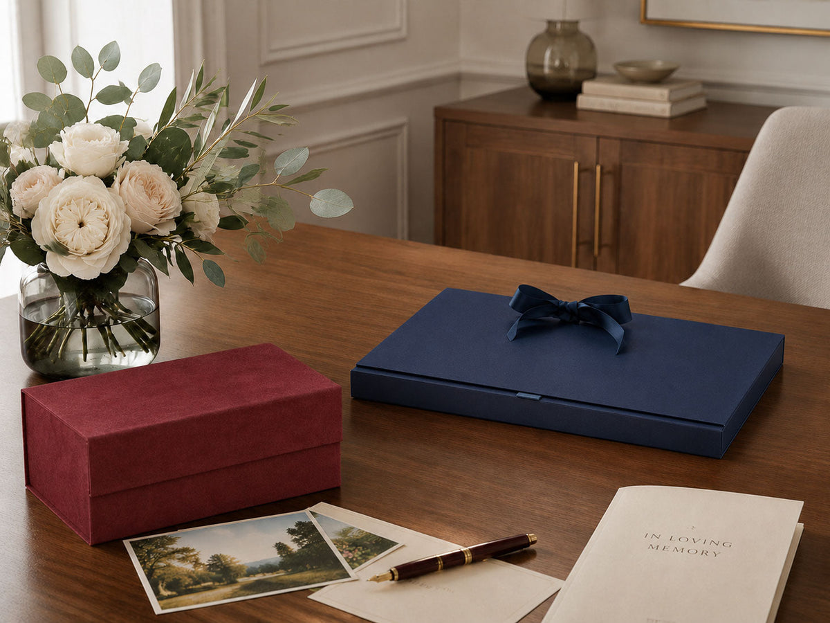 Funeral Services Keepsake and Memory Boxes