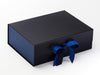 Sample Navy Textured FAB Sides® Featured on Black A4 Deep Gift Box
