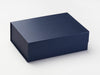 Navy Blue A4 Deep Gift Box No Ribbon