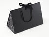 Large Black BoxBag® Featuring Custom Logo Branded Side Panel Labels from brokenlogo