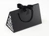 Medium Black BoxBags® Featured With Custom Logo Printed Side Panel Labels from brokenlogo