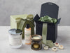 Loden Green Tissue Featured with Black SoftBoxes