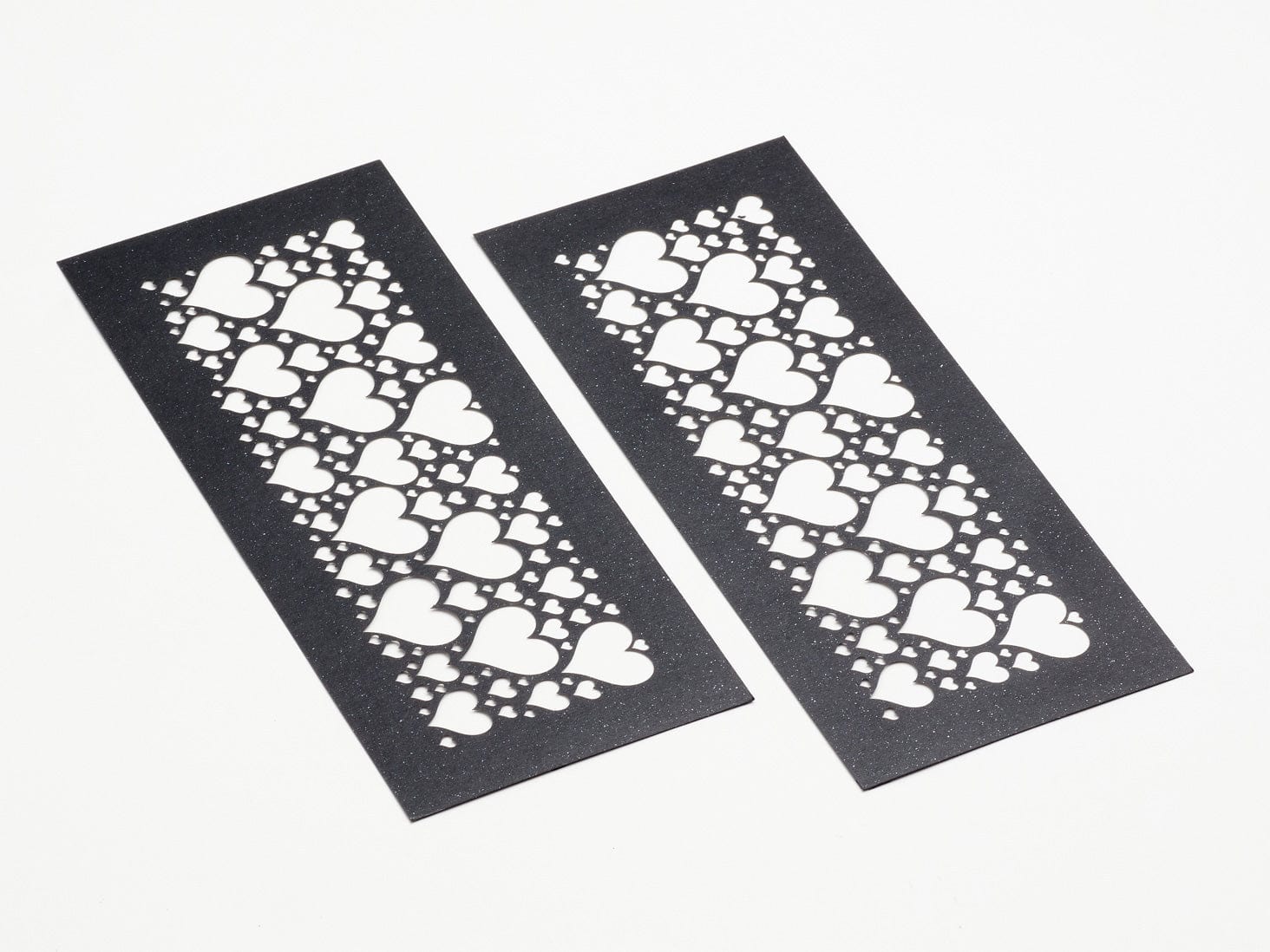 Black Hearts FAB Sides® Decorative Side Panels s - A4 Deep