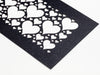 Black Hearts FAB Sides® Decorative Side Panels Close-Up - A4 Deep