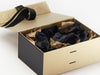 Black FAB Sides® Featured on Gold Gift Box with Gold and Black Tissue