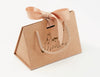 Natural kraft Small BoxBag with Custom Gold Foil Logo