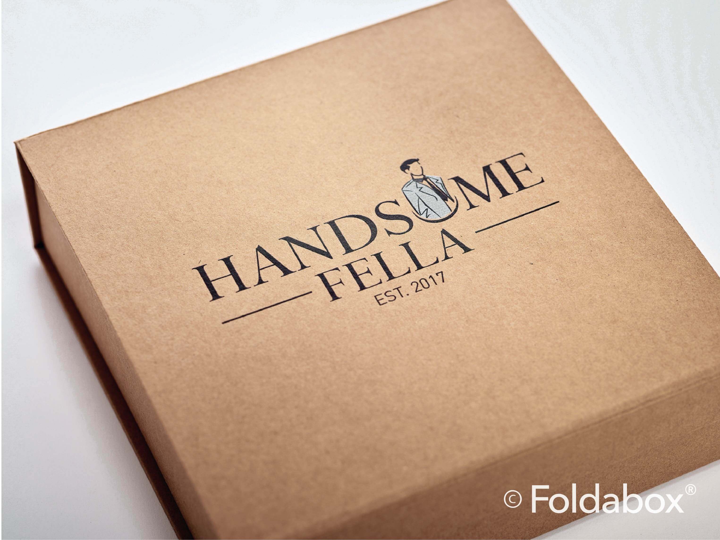 Custom Digital Print Design Onto Kraft Gift Box