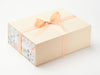 Peach Fuzz Ribbon Featured on Hessian Linen Gift Box with Aromatics FAB Sides®