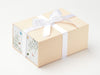 Butterfly Bonanza FAB Sides® Featured on Hessian Linen Gift Box with White Satin Ribbon