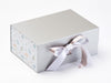 Heffalump Natural FAB Sides® Decorative Side Panels on Silver A5 Deep Gift Box