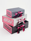 Hot Pink FAB Sides® Featured on Pewter A5 Deep Gift Box