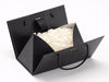 Ivory Tissue Paper inside Black Boxbag