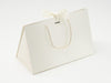 Large Ivory BoxBag® Sample with Ribbon and Rope Handles