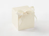 Sample Ivory Large Cube SoftBox with changeable ribbon