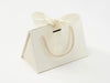 Small Ivory BoxBag® Sample with Ribbon and Rope Handles