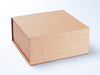 Natural Kraft XL Deep Folding Gift Box Sample from Foldabox UK