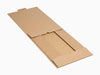 Large Natural Kraft Folding Gift Box Sample Without Magnets
