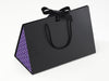 Large Black BoxBag® Featuring Custom Logo Branded Side Panel Labels from brokenlogo
