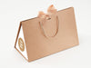 Large Kraft BoxBag® Featured with custom branded side panel labels from brokenlogo