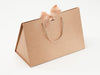 Sample Large Natural Kraft BoxBag® Supplied with Matching Ribbon and Rope Handles