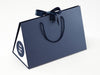 Large Navy BoxBag® Featuring Custom Printed Side Panel Labels from brokenlogo