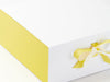 Lemon Yellow FAB Sides® Featured on White Gift Box from Foldabox