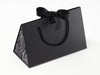 Medium Black BoxBags® Featured With Custom Logo Printed Side Panel Labels from brokenlogo