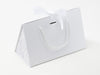 Medium White BoxBags® Featured With Custom Logo Printed Side Panel Labels from brokenlogo