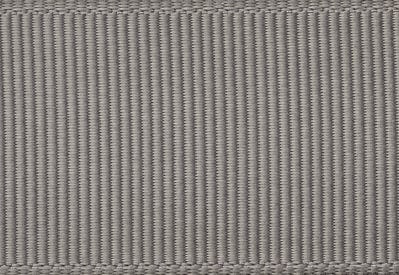 Metal Grey Grosgrain Ribbon Sample