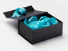 Misty Turquoise Ribbon Featured in Black Gift Box