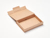 Natural Kraft A6 Shallow Folding Gift Box Assembled