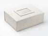 Natural Linen Photo Frame Featured on A4 Deep Natural Linen Gift Box