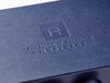 Navy Blue Gift Box with Custom Debossed Logo