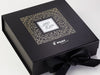 Custom Digital Print Design Onto Black Gift Box