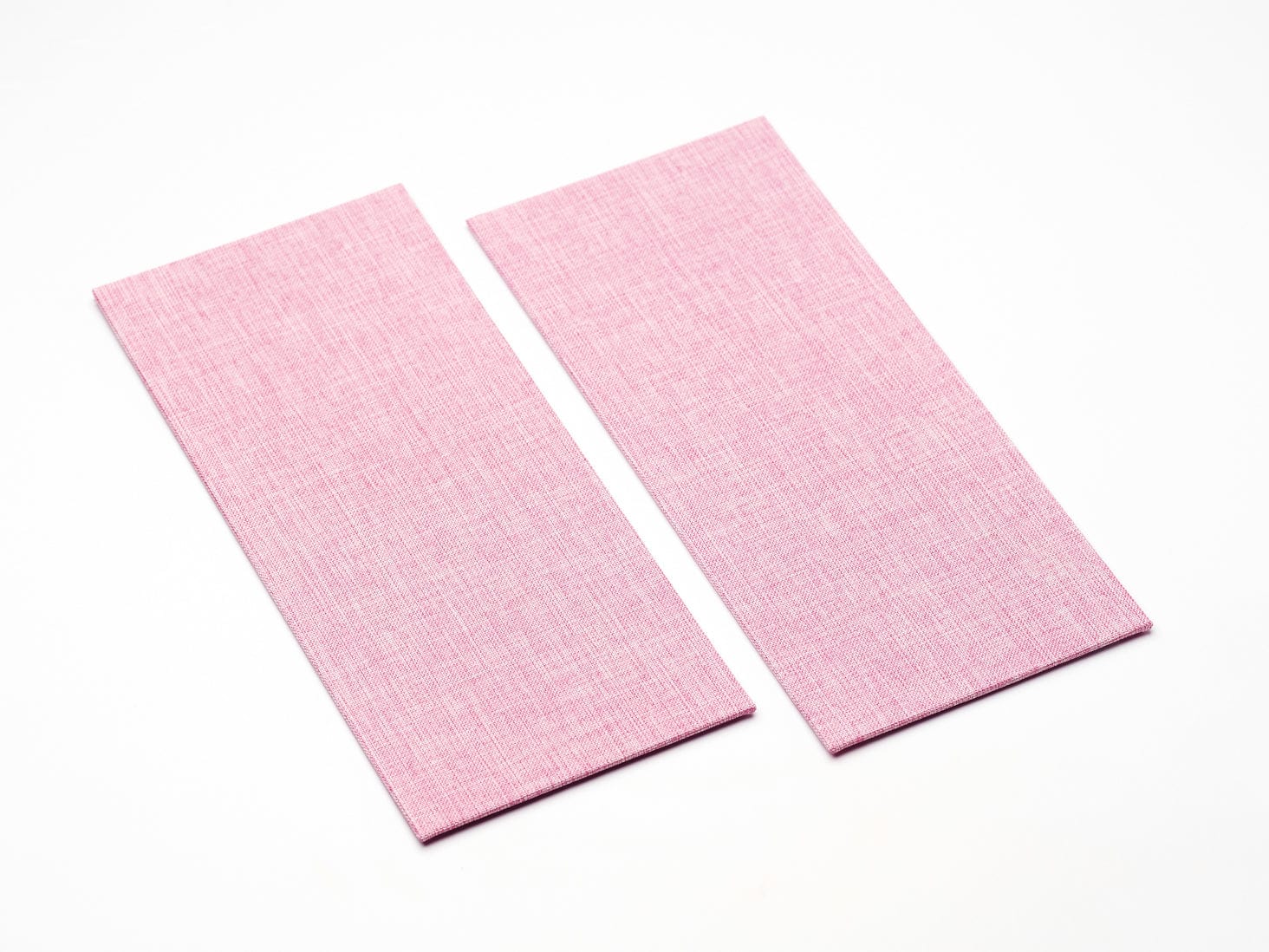 Sample Rose Pink Linen FAB Sides® Decorative Side Panels - A4 Deep
