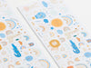 Sample Rainbow Zoo FAB Sides® Decorative Side Panels Close Up - A4 Deep