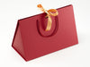 Large Red BoxBag® Featured with Gold Satin Ribbon