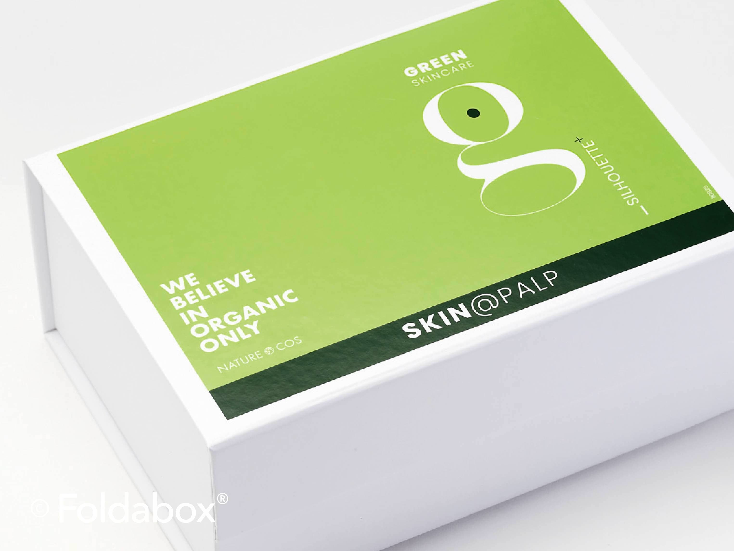 2 Colour Custom Screen Print Onto White Gift Box Lid