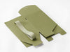 Sage Green Large soft box with ribbons on a white background