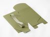 Sample Sage Green XL Cube SoftBox with changeable ribbon