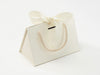 Small Ivory BoxBag® Sample with Ribbon and Rope Handles