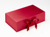 Sample Red Double Bottle Gift Box Assembled