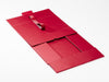 Sample Red Double Bottle Gift Box Supplied Flat