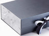 Smoke Marble FAB Sides® Featured on Pewter Gift Box with White Sparkle Double Ribbon
