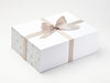 Stone Ribbon Featured on White No Magnet Gift Box with Heffalump FAB Sides®