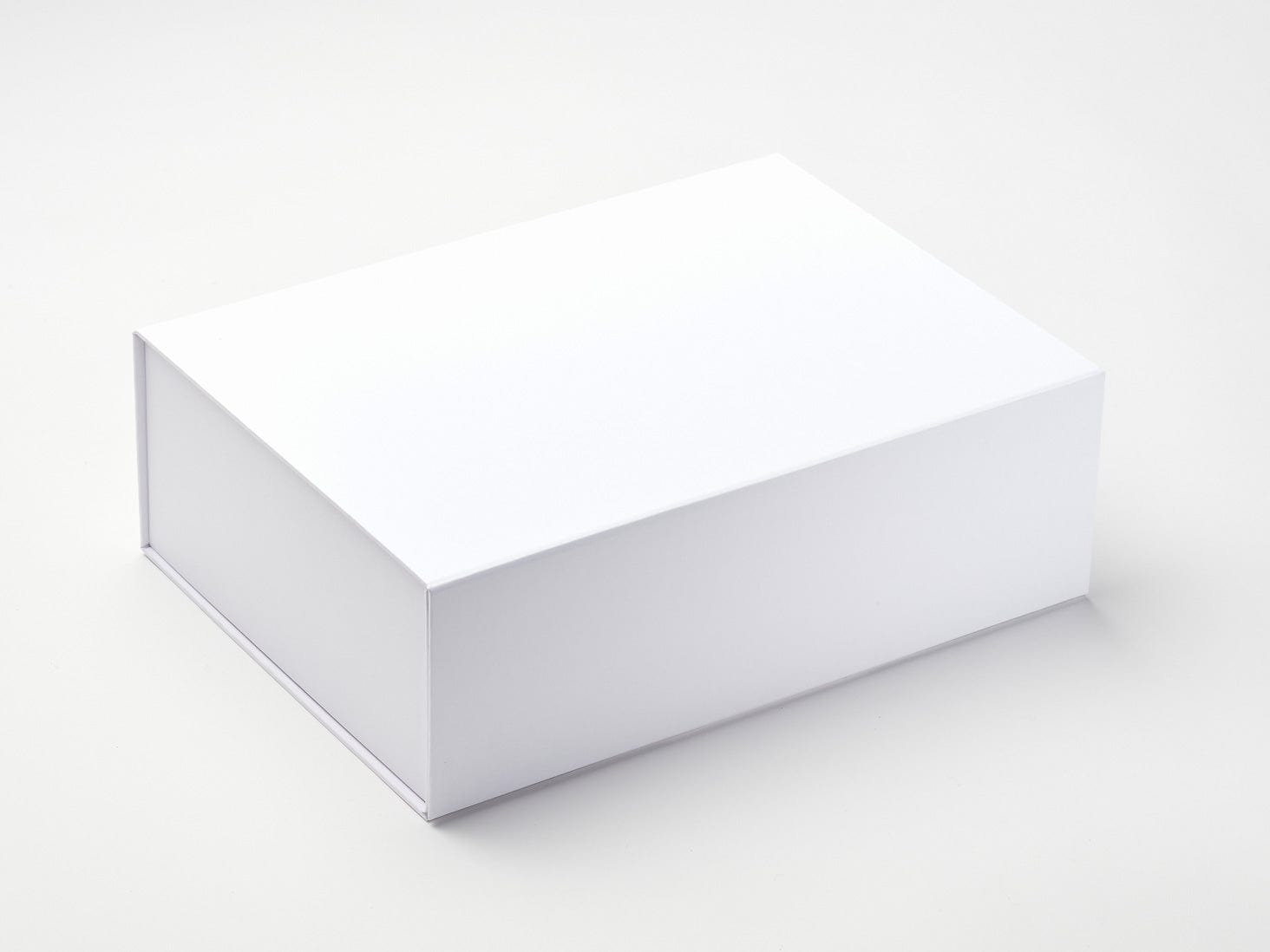White A4 Deep No Magnets Folding Gift Box