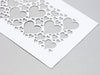 Sample White Hearts FAB Sides® Decorative Side Panels Close Up - A5 Deep