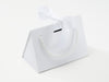 Sample Small White BoxBag® Supplied with White Ribbon and Rope Handles