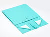 Sample Robin Egg Blue A4 Deep Gift Box with changeable ribbon